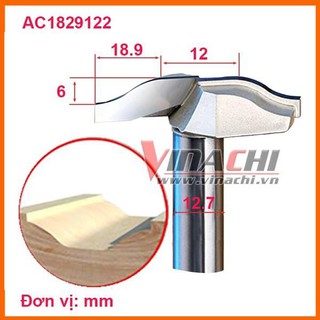 Mũi Huỳnh Ván Cong Tideway AC1829-1/2*2'' - Gỗ Sắc Nét, Bén Khít, Không Bị Khói, Lâu Cùn