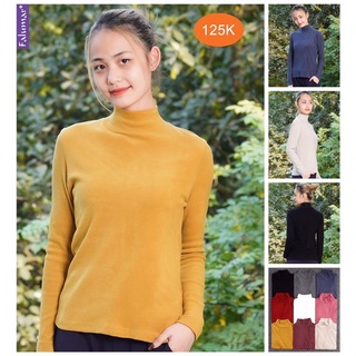 Áo nỉ tơ giữ nhiệt nữ xuất hàn falumar