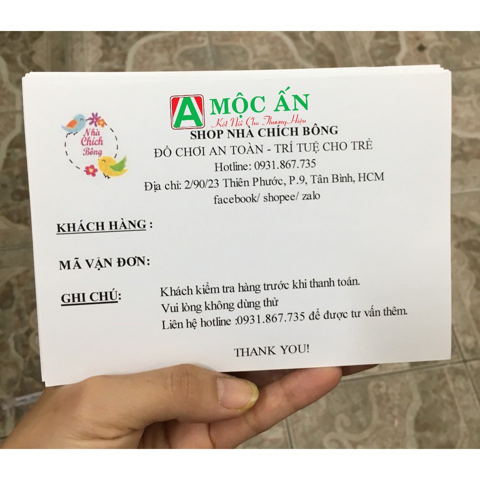 In Tem Dán, Sticker theo yêu cầu - Decal giấy