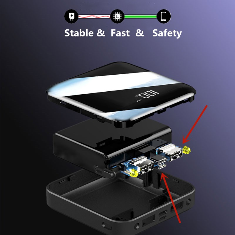 Sạc dự phòng mini 20000Mah - thời trang, nhỏ gọn, dễ mang theo __phutuan91