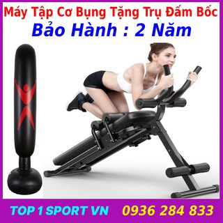 Ghế Máy tập cơ bụng, lưng, tay, ngực, eo, hông Elip MIKING GYM - Tặng trụ đấm bốc - Giúp giảm mỡ tăng cơ, en thon