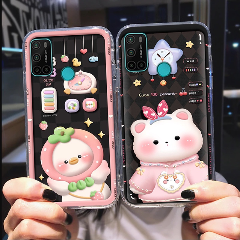 Ốp lưng Vsmart Star 5 / Joy 4 / Live 4 gấu,thỏ trắng , đồng hồ dễ thương cute cực đẹp