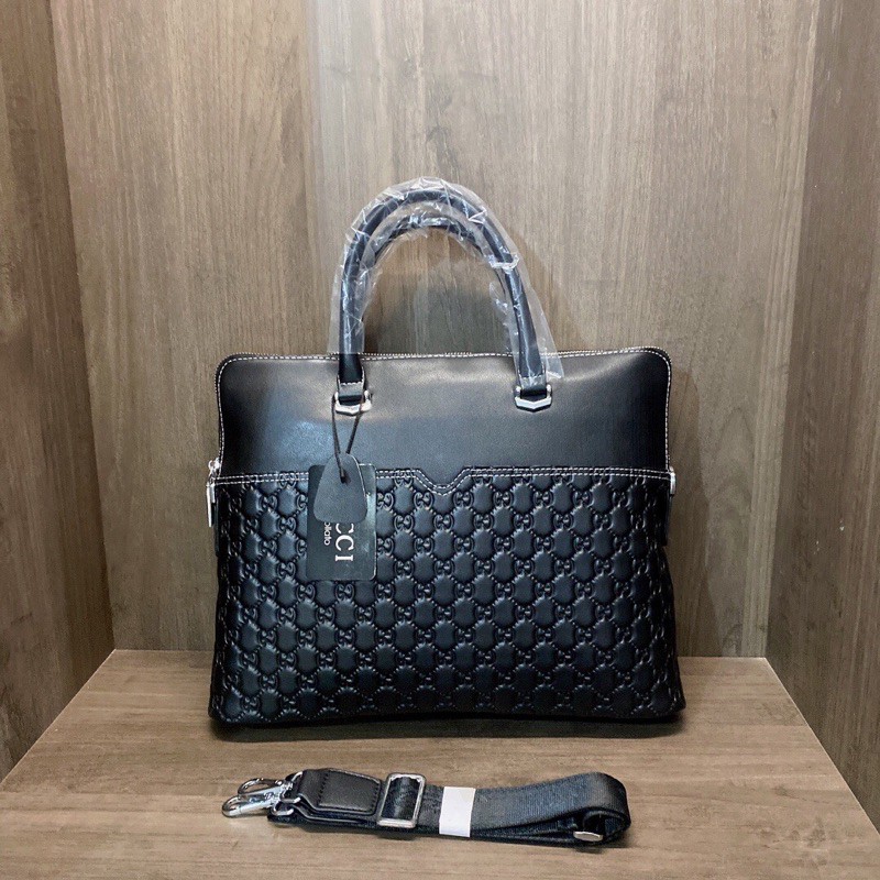 Cặp da nam công sở Gucci cao cấp chuẩn Auth - Túi đeo chéo nam Gucci new 2021