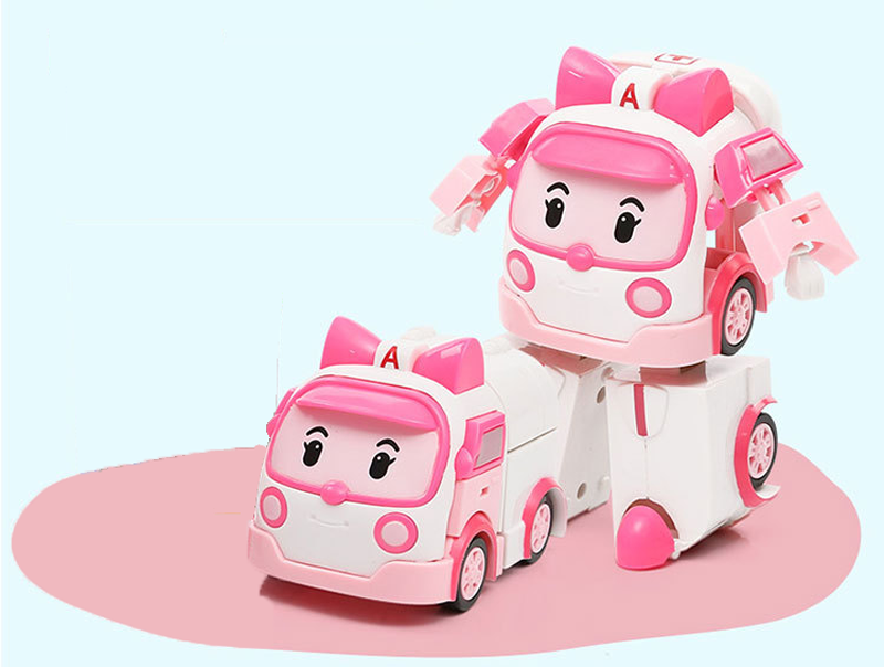 Đồ chơi xe hơi biến hình rô bốt dễ thương cho bé