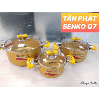 BỘ 3 NỒI ANOD SUNHOUSE SH7734M