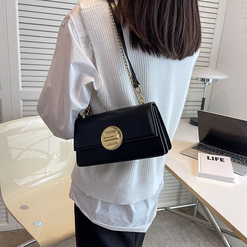 Túi đeo chéo IELGY dây xích phong cách retro thời trang mùa hè dành cho nữ