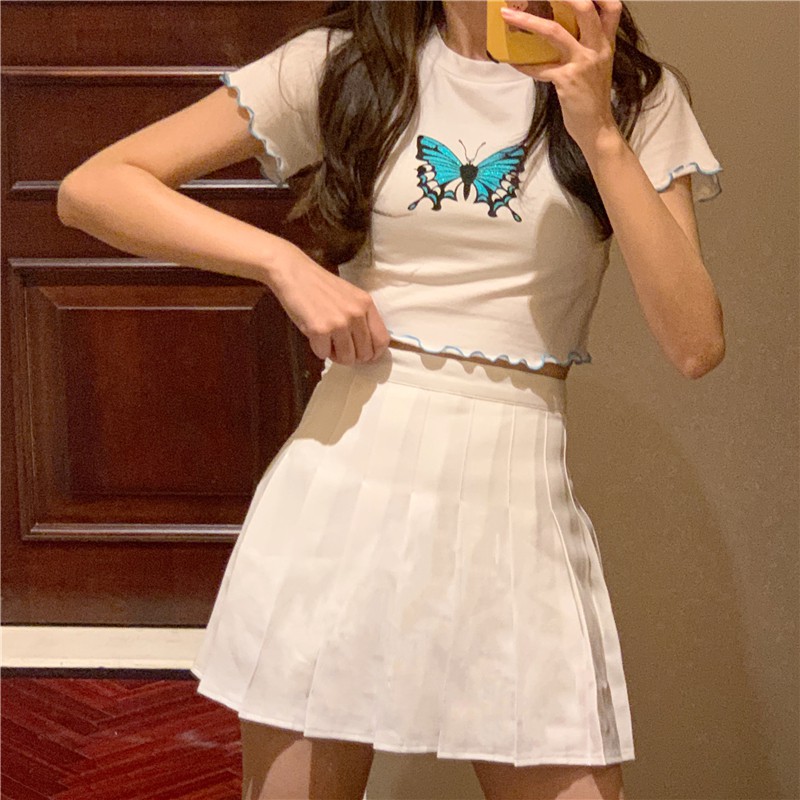 [SẴN] Áo croptop nữ tay ngắn Ulzzang Quảng Châu ATC27