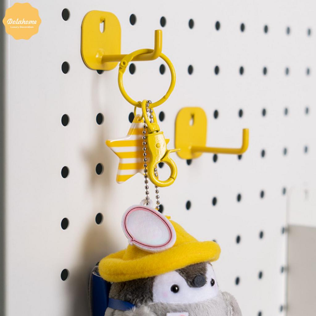 Móc treo kim loại Pegboard Dola Home để tai nghe, móc khóa, đồng hồ, bàn phím, túi xách-Phụ kiện bảng Pegboard