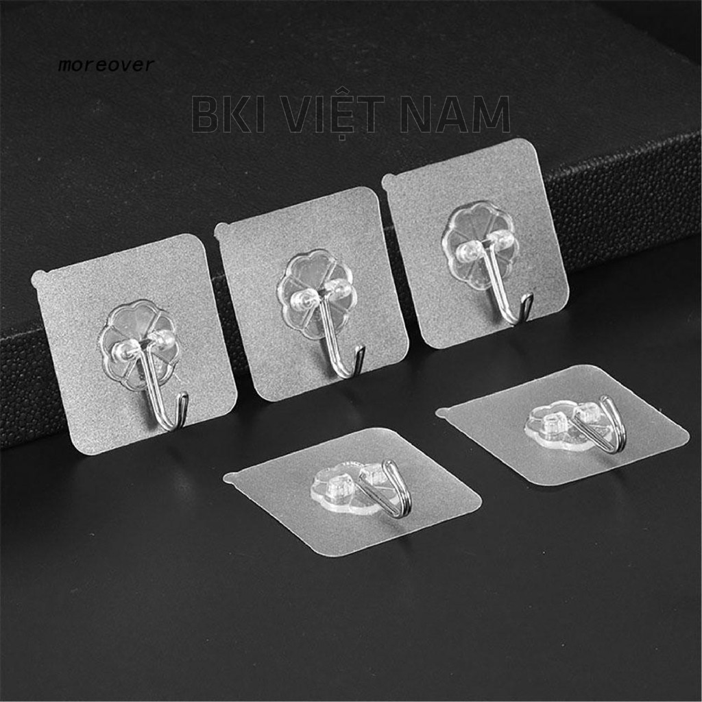 Set 10 móc trong dán tường, móc dán tường chịu lực - MOCTRONGC10