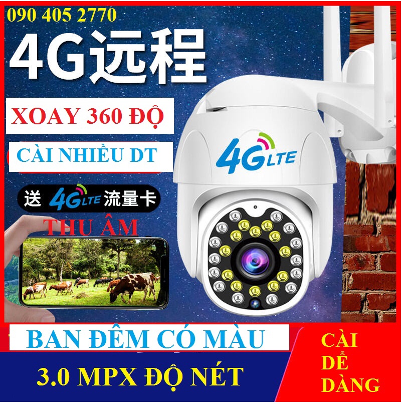 Camera sim 4G là dòng Camera IP quan sát được tích hợp Modem 4G - CAMERA PHÂN GIẢI 3.0MPX - 2023