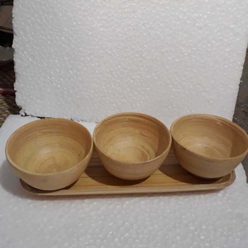 BÁT CƠM BẰNG TRE TỰ NHIÊN