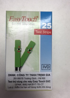 Que thử đường huyết Easy Touch GCU