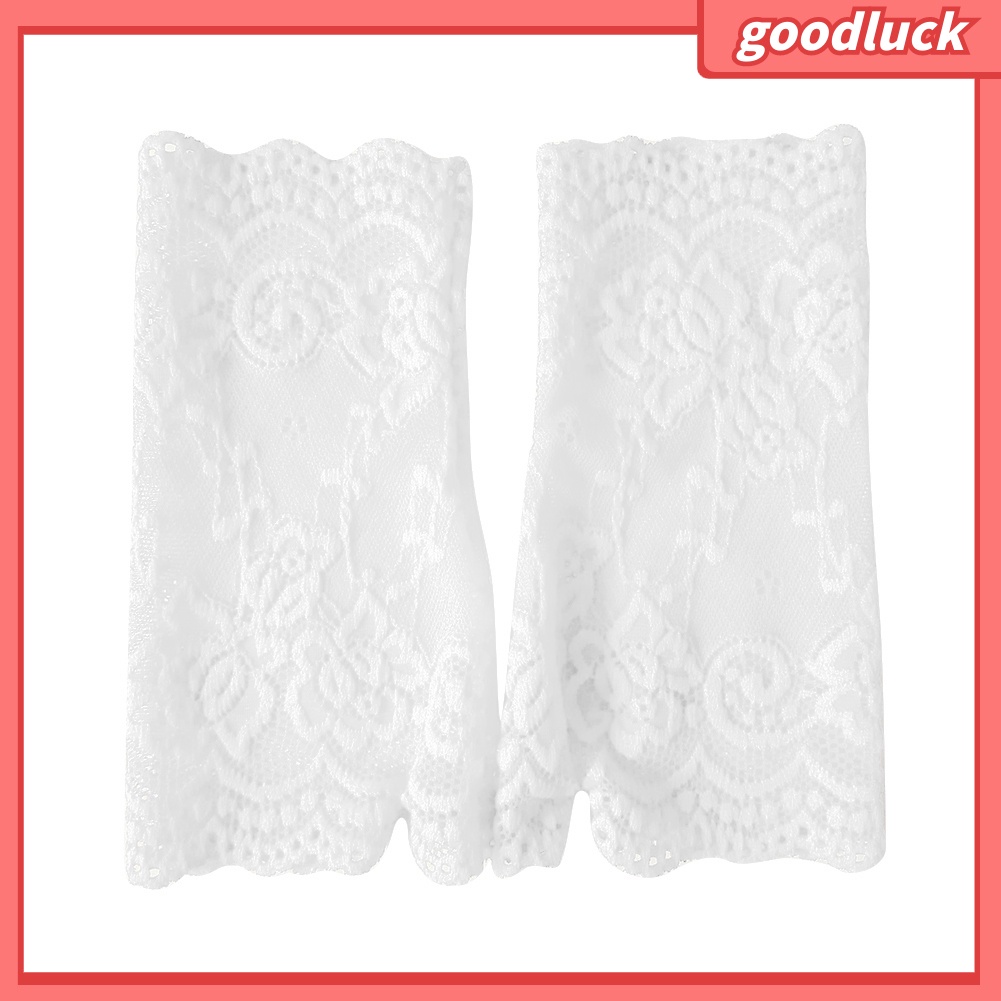 Găng Tay Ren Hở Ngón Chống Nắng Cho Nữ