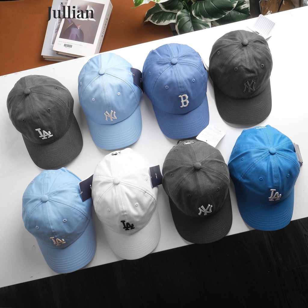 - Mũ nón lưỡi trai nam nữ CAP COLOR BASIC M.L.B Unisex - Phong cách Hàn quốc trẻ trung năng động