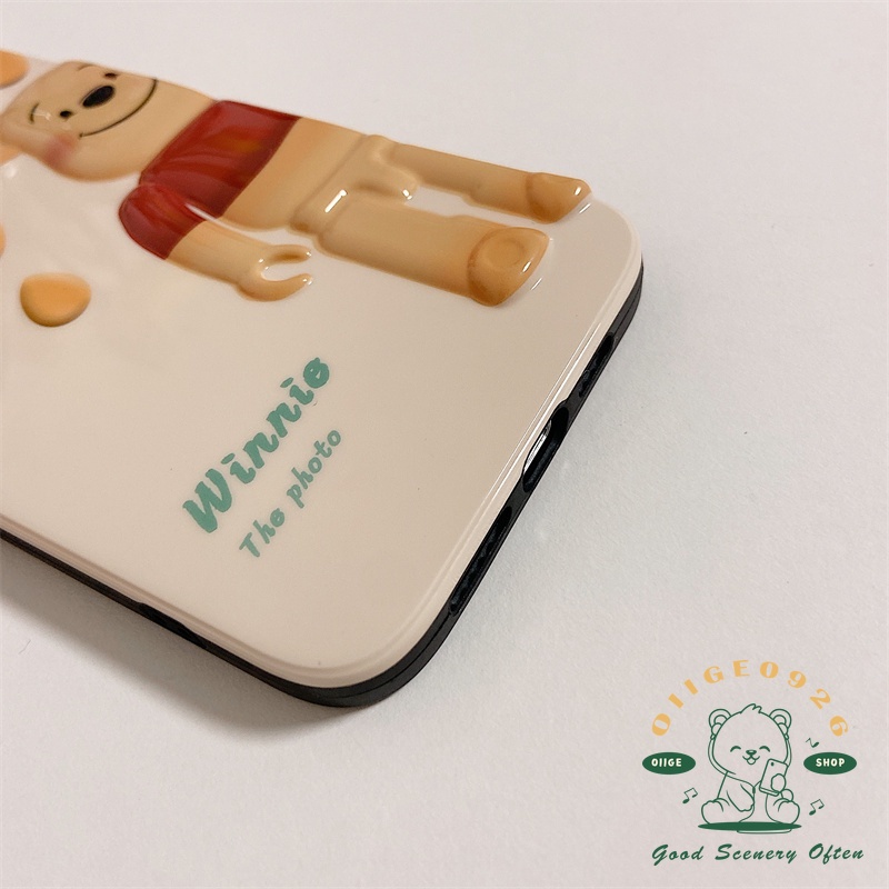 Ốp Lưng Hình Gấu Đáng Yêu Cho Iphone 13 12 11 Pro Max Xs Max Xr