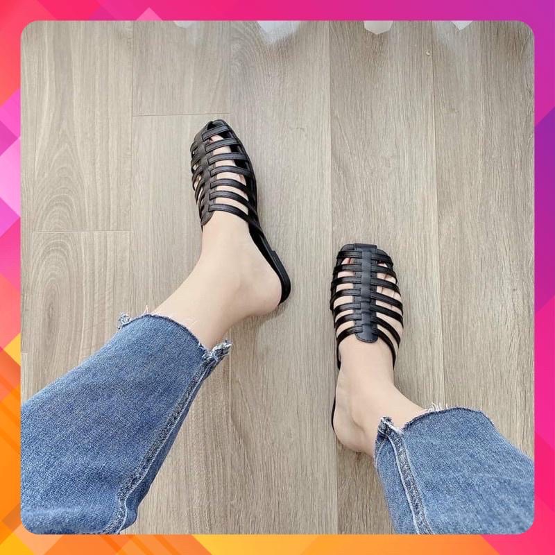 Dép rọ mũi đan dây nhiều màu phong cách thời trang trẻ trung năng động bigsize - TTH_SHOES
