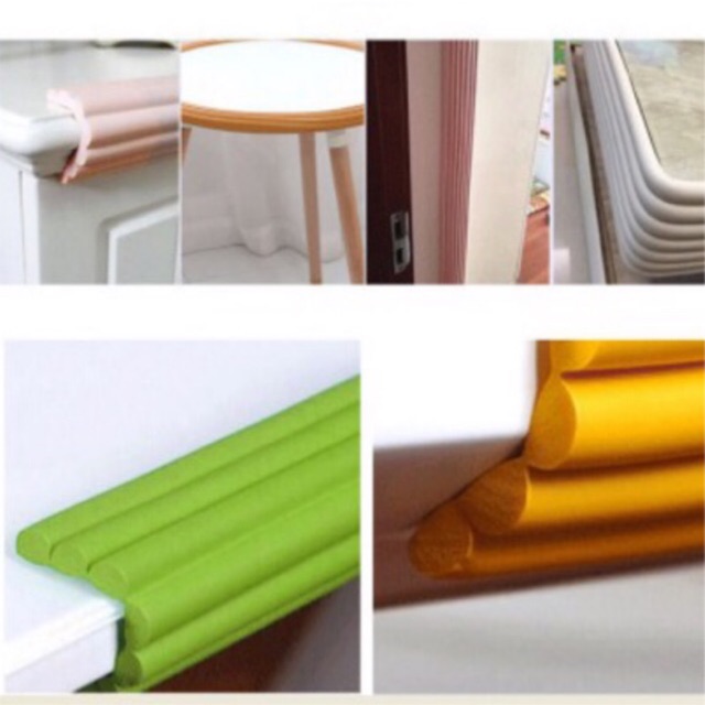 Xốp mút đa năng bọc cạnh bàn cạnh giường chống va đập bảo vệ đầu bé dài 2m, rộng 8cm hàng loại 1