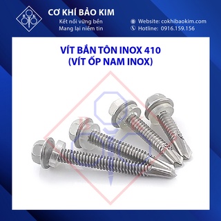 VÍT BẮN TÔN INOX 410, VÍT ỐP NAM INOX