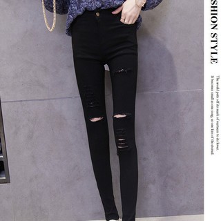 Quần Legging Rách Plus Size Cho Nữ