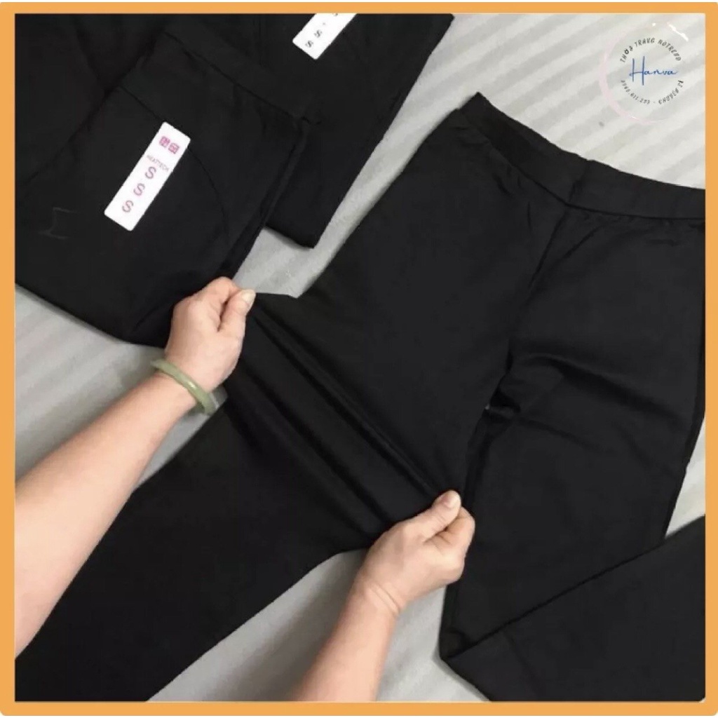 Quần Legging Nữ, Quần ôm dáng dài chất liệu thun co giãn tốt Loại 1 SIZE từ 40kg đến 65kg