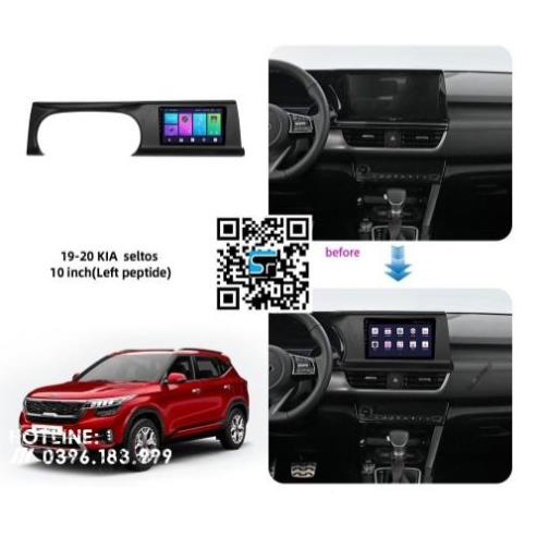 MẶT DƯỠNG XE KIA SELTOS 2020 -2021 MÀN HÌNH ANDROID SmartAVN / OLED C2+ jack nguồn zin HỔ TRỢ LẮP ĐẶT