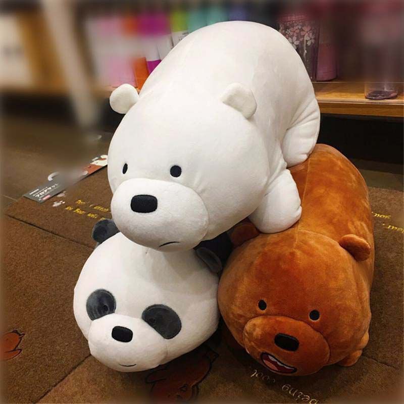 Gấu bông nằm Miniso x We Bare Bears Ice Bears