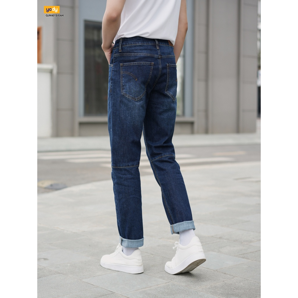 Quần Jean Nam YODY, Quần Bò Nam Ống Đứng Năng Động Không Phai Màu QJM4013