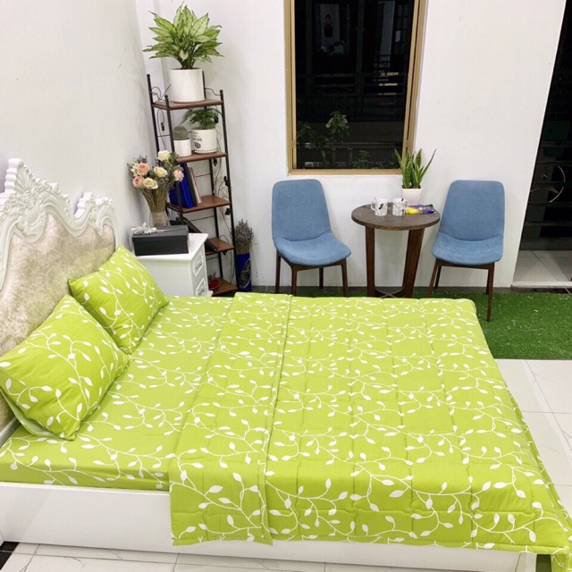 set cotton đũi 5 món
