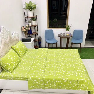 Set cotton đũi 5 món
