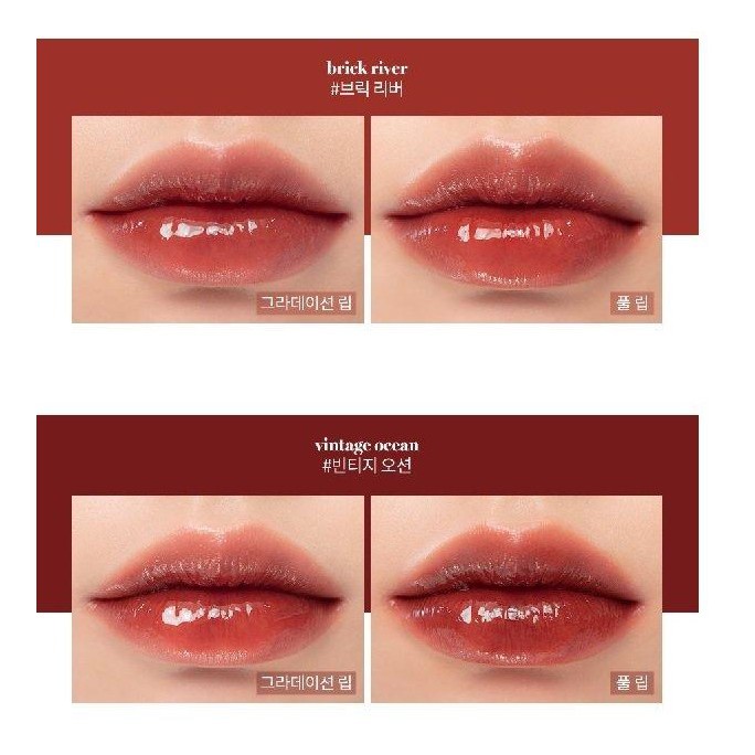 Son Tint Nước Siêu Lì Romand 01 Coral Mist Glasting Water Tint 4g - OLIX