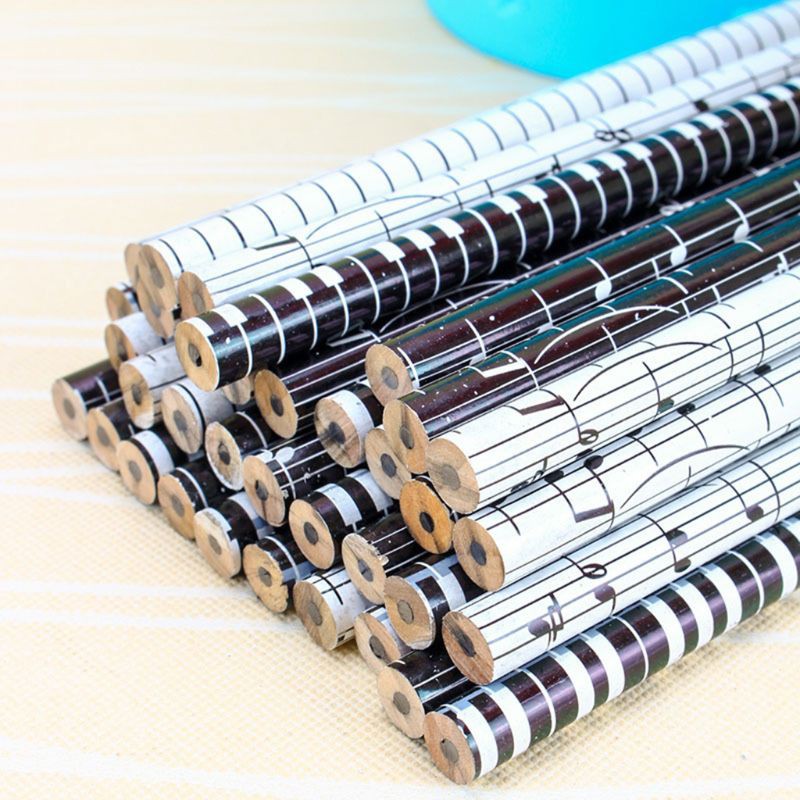 Set 36 Bút Chì Màu 2b Hình Nốt Nhạc
