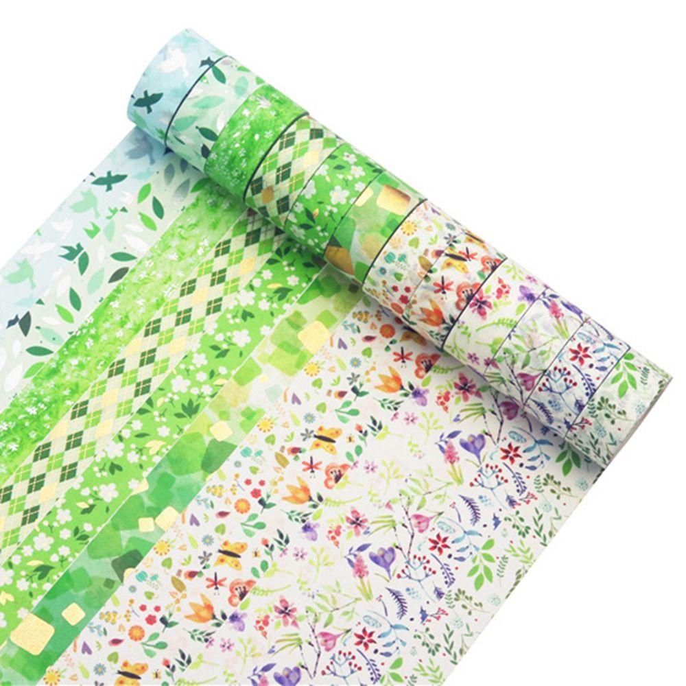 Cuộn 12 Cuộn Băng Keo Dán Trang Trí Sổ Tay DIY