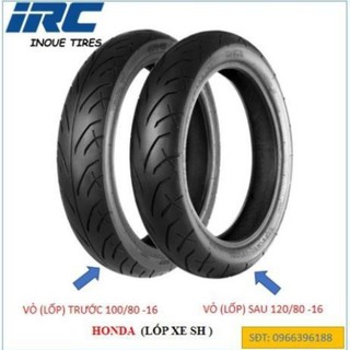 VỎ(LỐP) SAU SH 125i,SH 150i - HÃNG IRC (120/80-16)