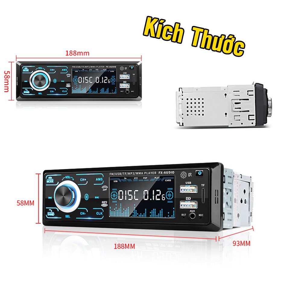 Đầu CD ô tô , Âm ly xe hơi màn hình Cảm Ứng USB/ Bluetooth HD-3002