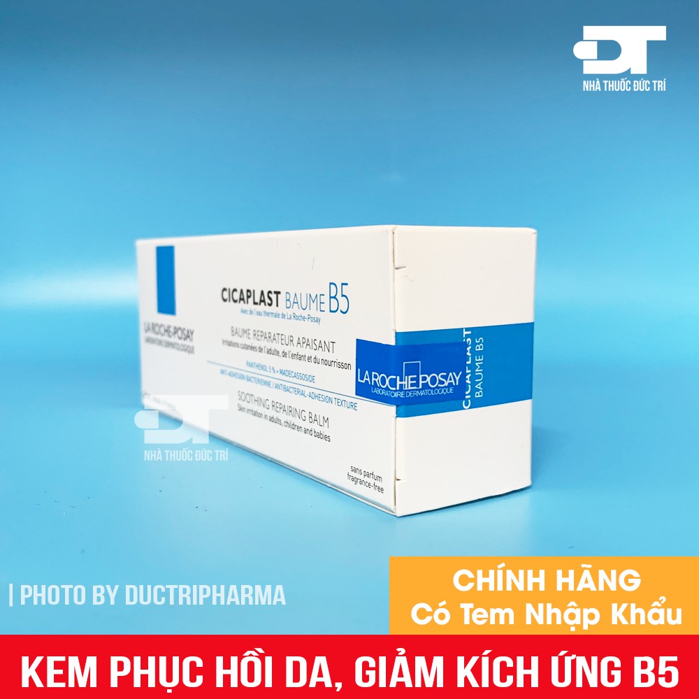 [NHẬP KHẨU CHÍNH NGẠCH] Kem dưỡng giúp làm dịu, làm mượt, làm mát &amp; phục hồi da La Roche Posay Cicaplast Baume B5 40ml