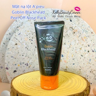 Mặt nạ lột mụn mũi A'pieu Goblin Blackhead Peel Off Nose Pack