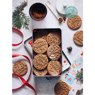 Set 4 khuôn cookies giáng sinh [khuôn ấn lò xo]