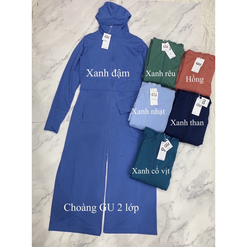 CHOÀNG GU 2 LỚP chất đẹp, chất hạt xoàn, mềm mát