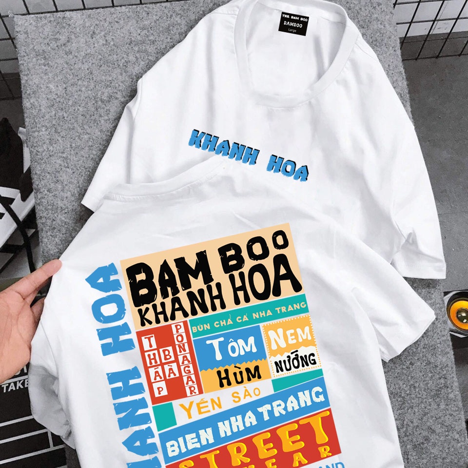 Áo Thun KHÁNH HÒA Unisex Áo THUN NHA TRANG BamBoo