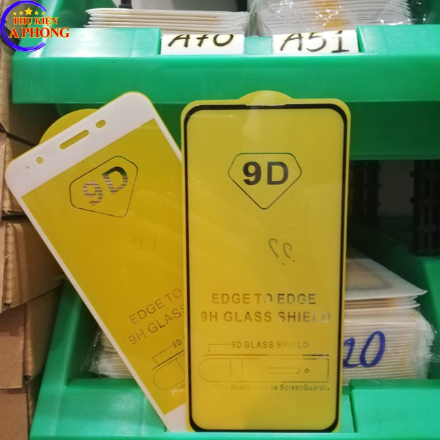 Kính Cường lực Full Màn Samsung A10, A20,A30, A31, A50,A51, A70,A71,A80,A90,A7 2018,A9 2018,J4 plus,J6, M20...