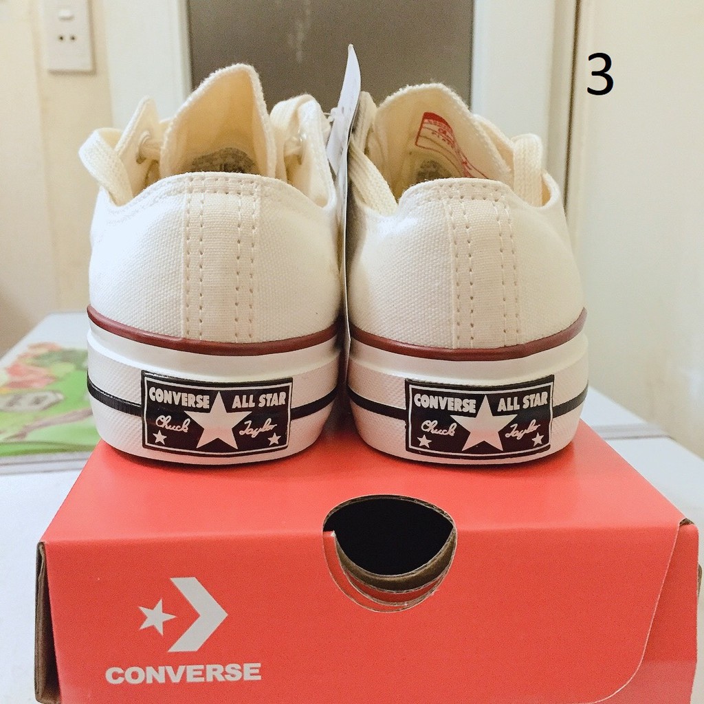 Giày thể thao nam nữ trắng, giày vải thấp cổ, buộc dây | BigBuy360 - bigbuy360.vn