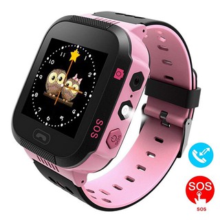 Đồng hồ thông minh màu hồng định vị trẻ em GPS – Smart Watch Q528 Tracker GPS Màu Hồng