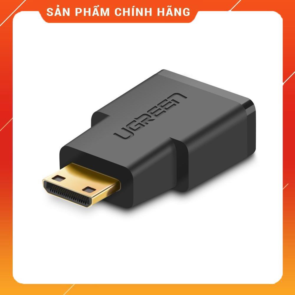 [CHÍNH HÃNG] Đầu chuyển đổi Mini HDMI to HDMI chính hãng Ugreen 20101 chính hãng bảo hành 18 tháng
