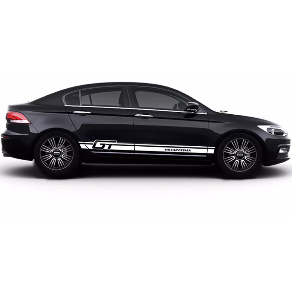 Tem dán sườn GT thể thao dán được cho nhiều dòng xe khá nhau