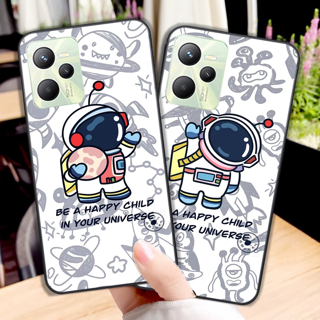 Ốp lưng Oppo A76 - Oppo A36 - Realme C35 ốp phi hành gia đẹp ốp chất lượng