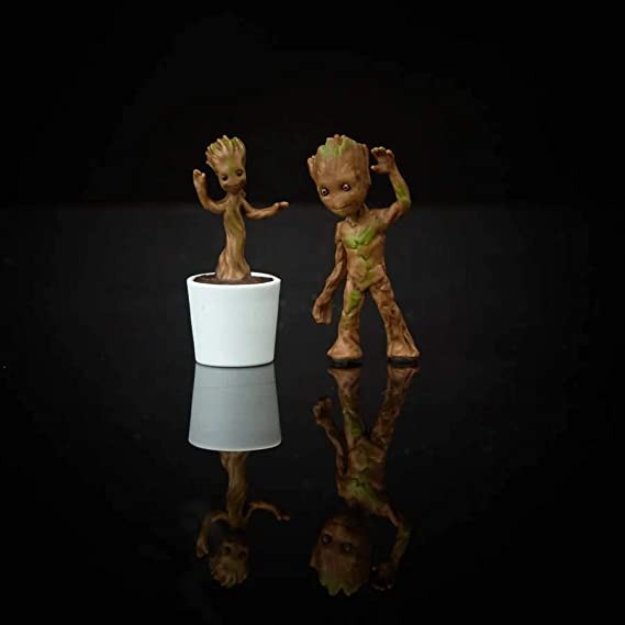 Mô hình Marvel Legends Guardians of the Galaxy Groot Evolution Action Figures Set - Exclusive