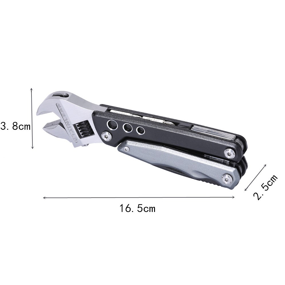 Mỏ lết kiêm Multitools kìm dao mở bia tô vít đa năng Saokhueshop