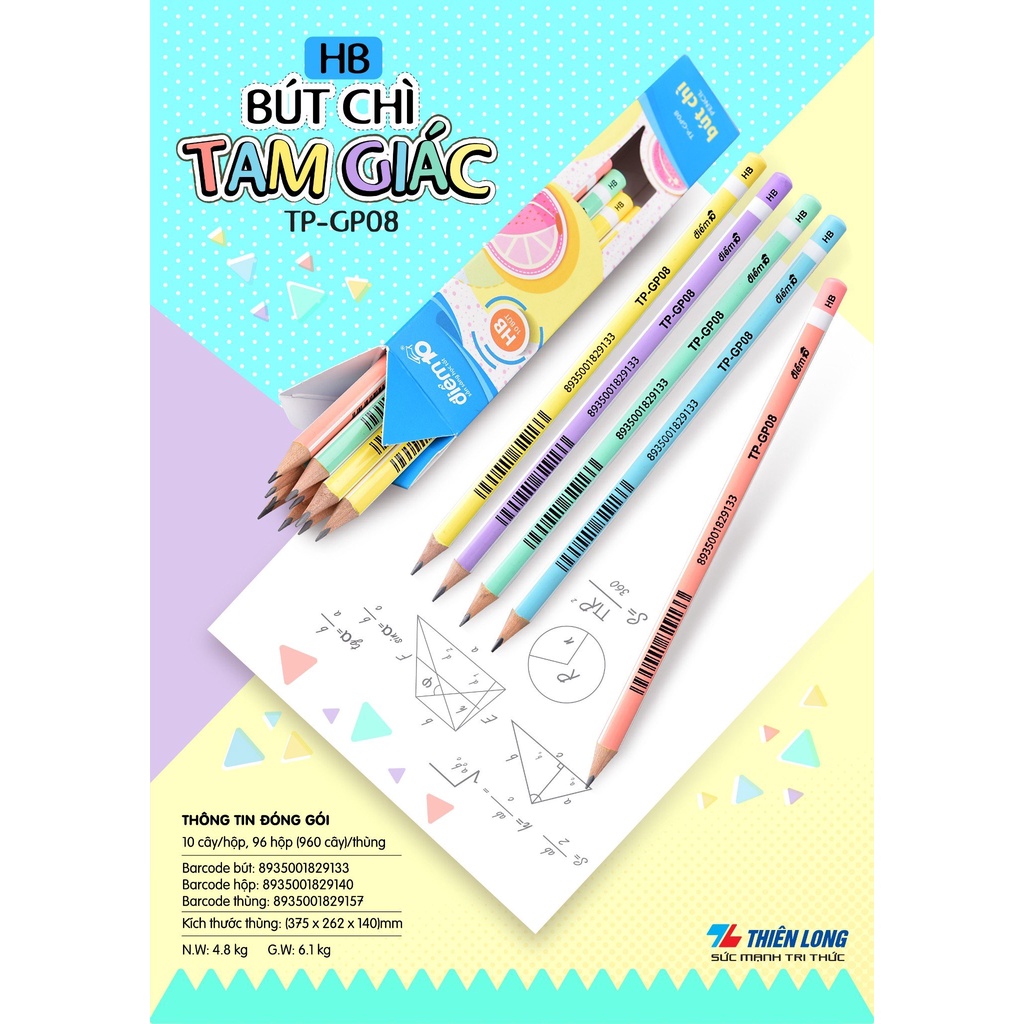 Bút chì gỗ Điểm 10 TP-GP08