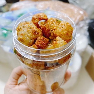 Da heo sấy giòn trộn sate 100gram