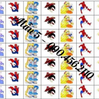 Set 14 tấm sticker khổ a4